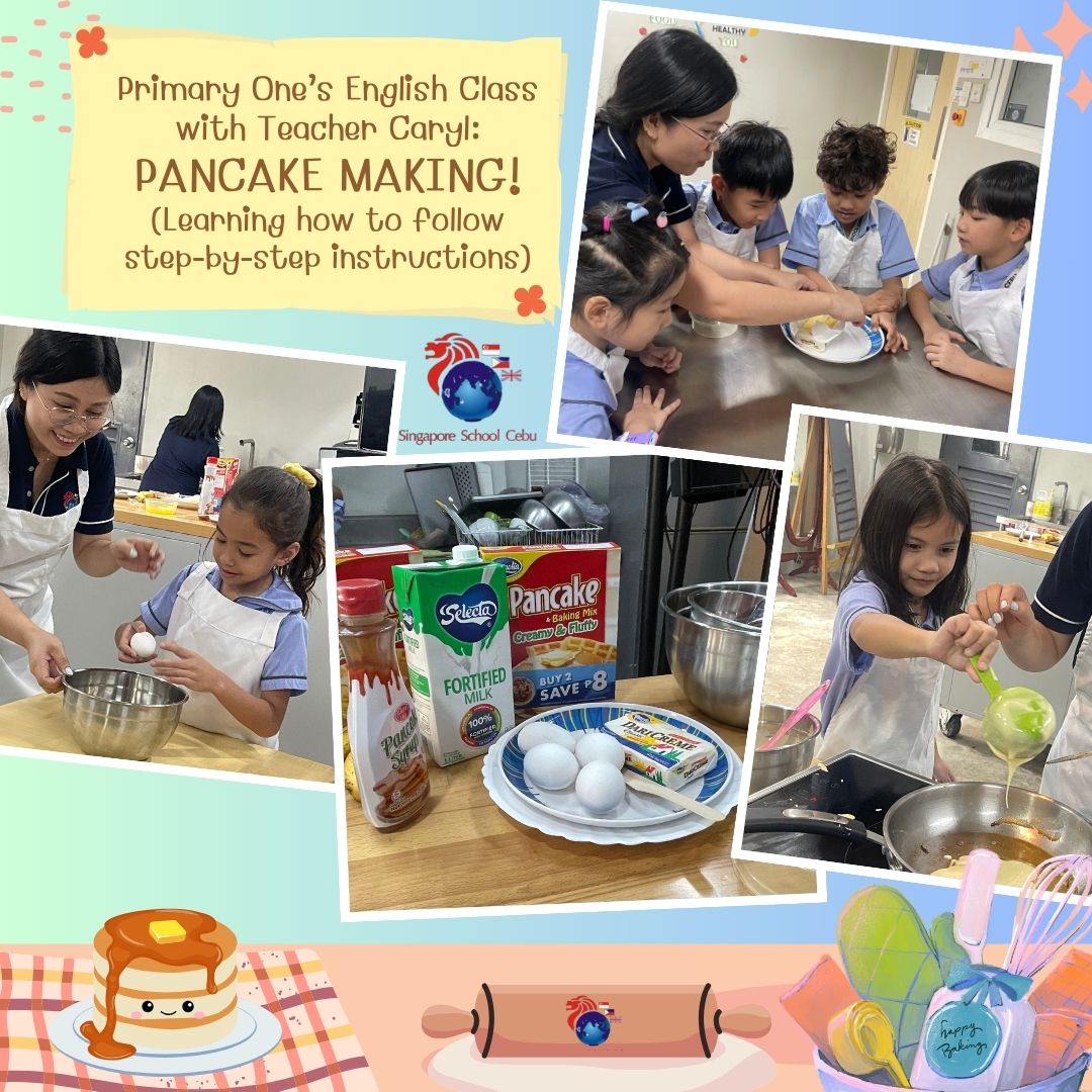 Primary 1 Pancake Making for English Class