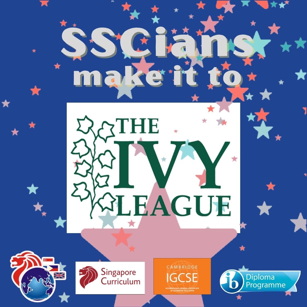 SSCians make it to the Ivy League!